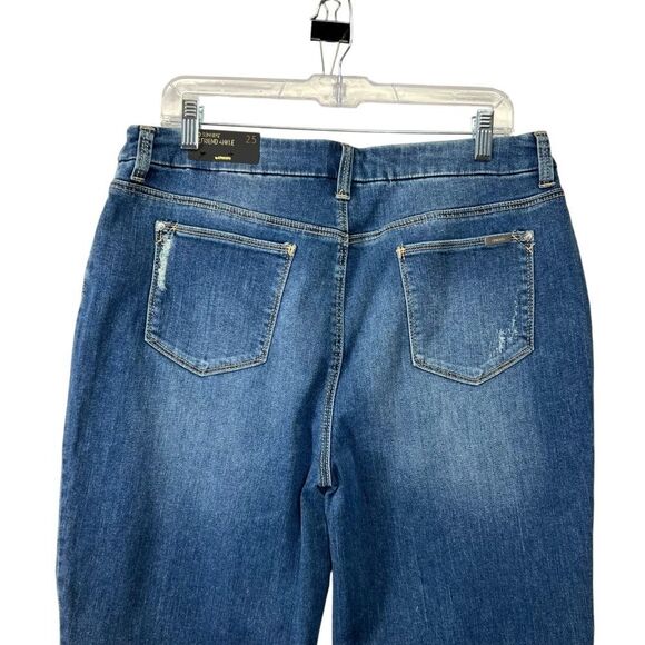 Chicos So Slimming Girlfriend Slim Leg Ankle Jeans chicos 2.5 embroidered jeans - Picture 6 of 16